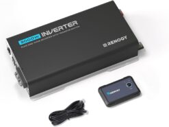Renogy RIV1230PU-126 Inverter PUH, 3000W Pure Sine Wave Power Inverter with UPS Transfer Switch & Bluetooth
