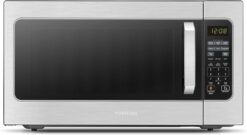 Toshiba ML-EM62P(SS) Large Countertop Microwave with Smart Sensor, 6 Menus, Auto Defrost, ECO Mode