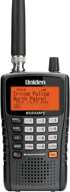 Uniden BCD325P2 Handheld TrunkTracker V Scanner. 25,000 Dynamically Allocated Channels