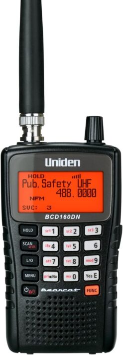 Uniden Bearcat BCD160DN Handheld Digital Scanner, Exclusive Features, Band Scope Rapid System/Channel Number Tagging