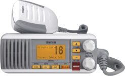 Uniden UM385 25 Watt Fixed Mount Marine Vhf Radio, Waterproof IPX4 with Triple Watch, Dsc, Emergency/Noaa Weather Alert