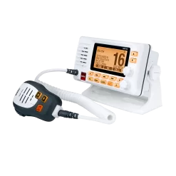 Uniden UM725GBT Marine VHF Radio, All USA, Canada, and Intl. Marine Channels, 1Watt/25Watt Transmit Power