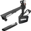 WORX WG583.9 Cordless Leaf Blower, 3 in 1 Blowers for Lawn Care with Leaf Vacuum & Leaf Mulcher