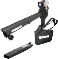 WORX WG583.9 Cordless Leaf Blower, 3 in 1 Blowers for Lawn Care with Leaf Vacuum & Leaf Mulcher