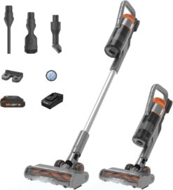 WORX WX038L.1 20V Cordless Stick Vacuum , Powerful Cordless Vacuum Cleaner 25Kpa High Suction for Pet Hair