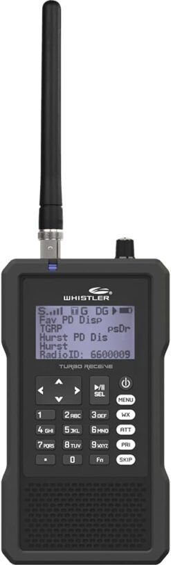 Whistler TRX-1 Handheld Digital Police Scanner Radio – Portable Scanner with EZ Scan, APCO P25 Phase I & II, DMR