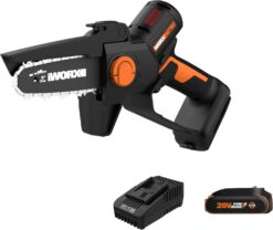 Worx WG325 Nitro 20V 5" Cordless Brushless Chainsaw 2.0 Ah Battery and Charger Included