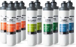 iSpring F10DS 2-Year Replacement Supply Filter Cartridge Pack Set for DS4B & DS4S
