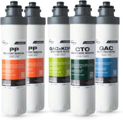 iSpring F5DS-NC Full Filter Replacement Set, Fits DS4B-NC & DS4S-NC Bottleless Water Dispenser