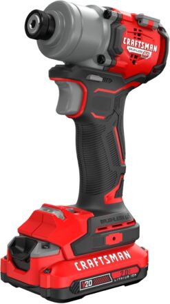CRAFTSMAN CMCF830D2 20 Cordless Brushless Impact Driver Set
