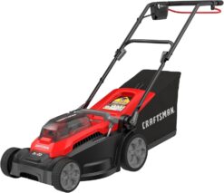 CRAFTSMAN CMCMWP120M2 Push Mower 15 in, 2 x 4 Ah V20 Batteries and 2 Chargers Included, Up to 45 Min of Runtime