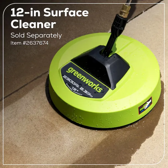 Greenworks GPW2201 2200-PSI 1.2-GPM Cold Water Electric Pressure washer with 4 Spray Tips 17_11zon