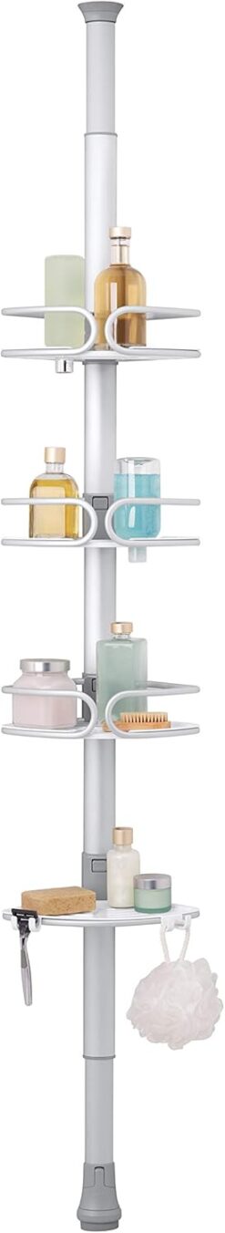 OXO 13241500 Good Grips Quick-Extend Aluminum Pole Caddy