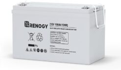 Renogy Deep Cycle AGM 12 Volt 100Ah Battery, 3% Self-Discharge Rate, 1100A Max Discharge Current