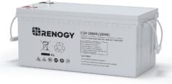 Renogy Deep Cycle AGM Battery 12 Volt 200Ah, 3% Self-Discharge Rate, 2000A Max Discharge Current