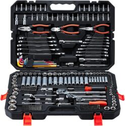 VEVOR 100005 Mechanics Tool Set, 314-Piece Mechanic Tool Kit, 1/4 in, 3/8 in, and 1/2 in Drive
