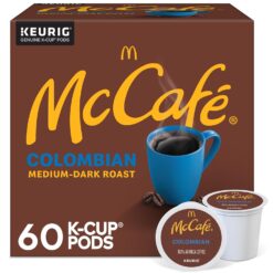 McCafe Colombian, Single Serve Coffee Keurig K-Cup Pods, Medium Roast, 60 Count, (6 Packs of 10)