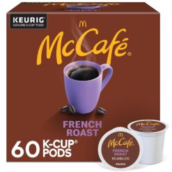 McCafe French Roast, Single Serve Coffee Keurig K-Cup Pods, Dark Roast, 60 Count (6 Packs of 10)