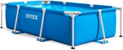 INTEX 28270NP Rectangular Frame 7 ft 2 in x 4 ft 11 in x 23 in Above Ground Pool, Swimming Pool