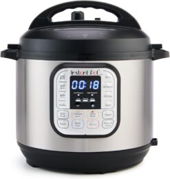 Instant Pot IP-DUO60 Duo 7-in-1 Electric Pressure Cooker, Slow Cooker, Stainless Steel, 6 Quart