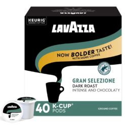 Lavazza Gran Selezione Single-Serve Coffee K-Cup® Pods for Keurig® Brewer - 40 Count, 100% Arabica