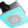 Broan-NuTone® SPK110RGBL 110 CFM, 1.5 Sones ChromaComfort™ w/ Sensonic™ Bluetooth® Speaker