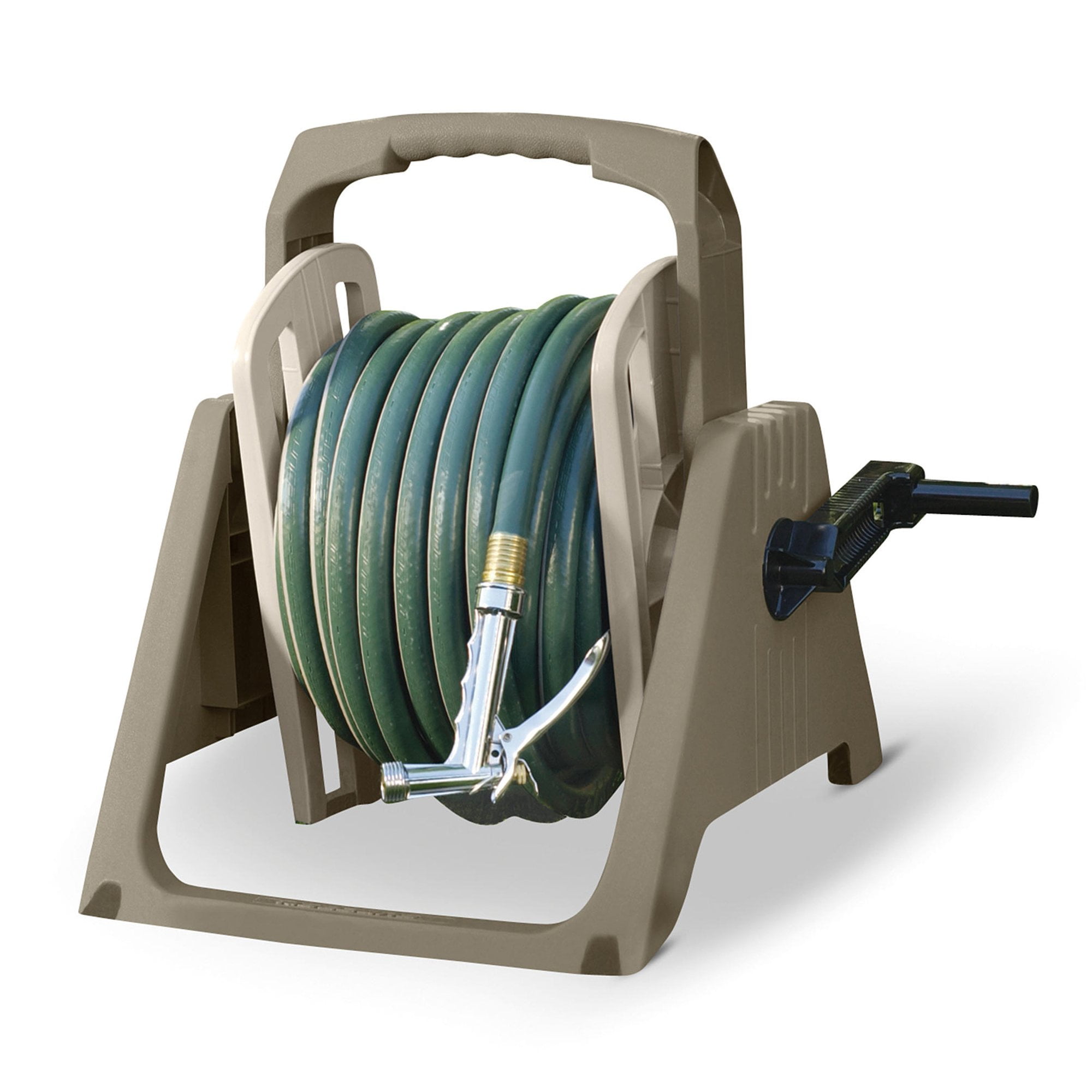Suncast Hose Handler Beige, Black 100 Wall-Mounted Hose Reel