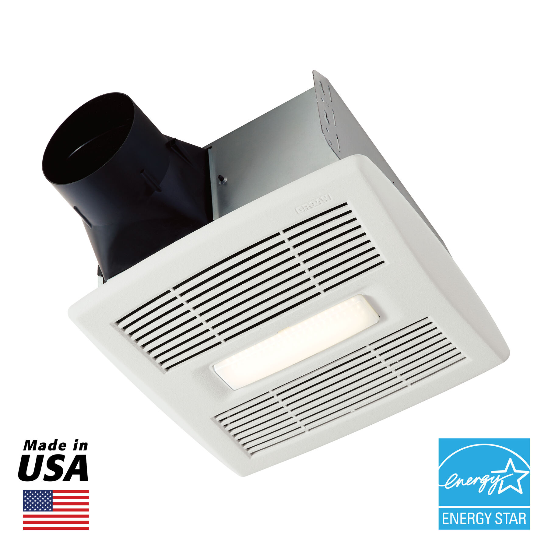 Broan-NuTone AE110L Flex™ Series 110 CFM 1.0 Sones Ventilation Fan Light Energy Star®
