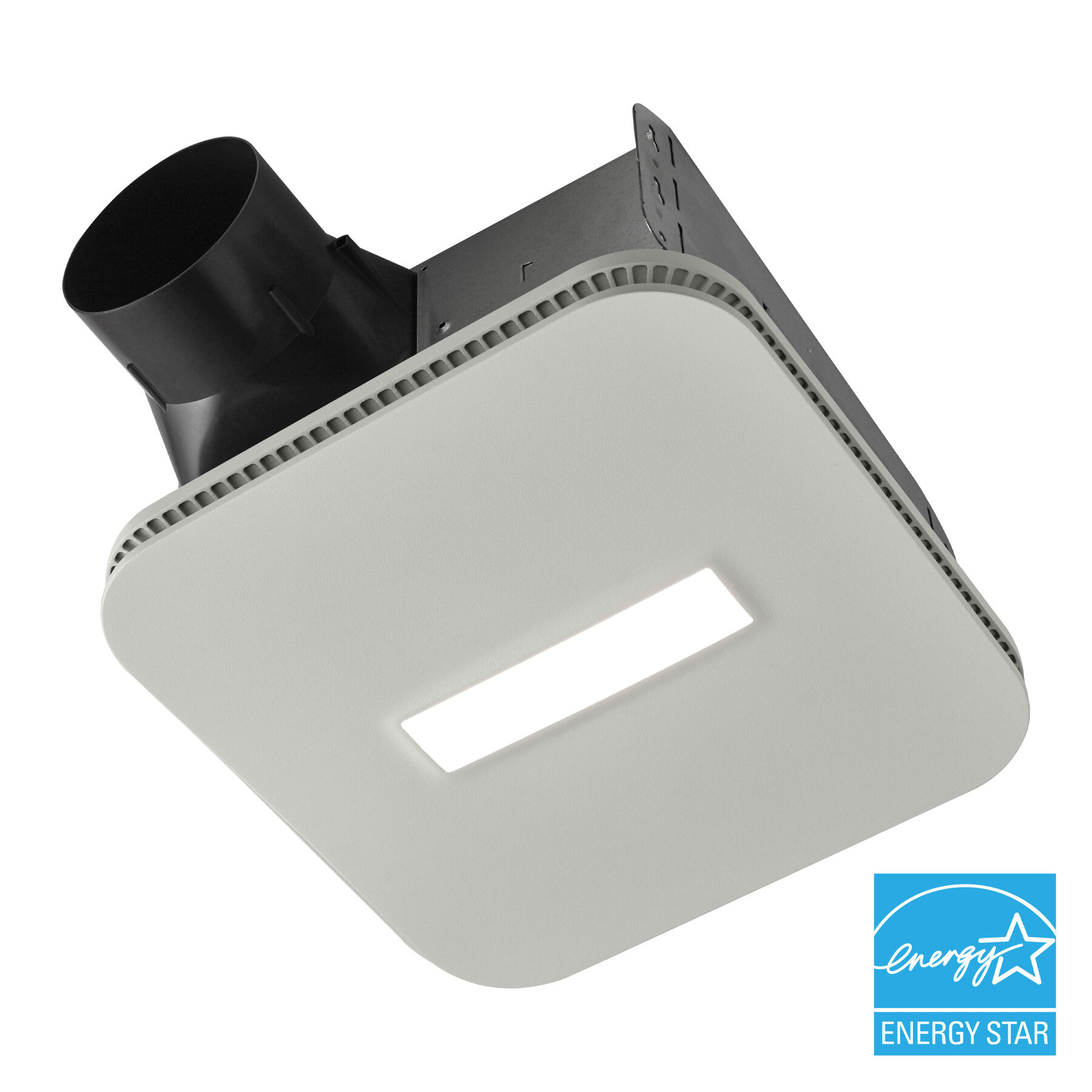 Broan-NuTone AE80LK Flex™ Series 80 CFM 0.7 Sone Ventilation Fan Light with CleanCover™ Energy Star®
