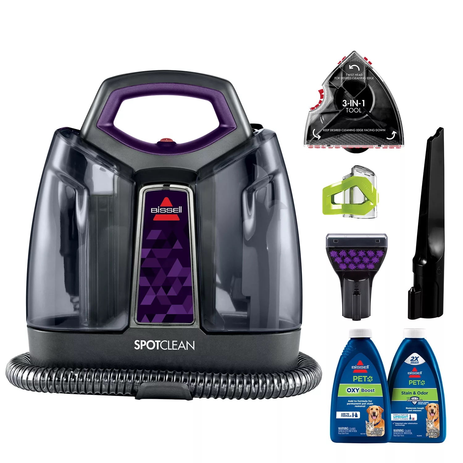 BISSELL® SpotClean ProHeat® Pet Portable Carpet, Upholstery & Car/Auto Cleaner (2513U)