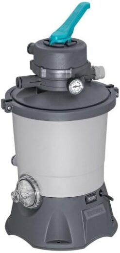 Bestway 950 Gallon Sand Filter Pool Pump for 300 to 4,800 Gallon Above Ground Outdoor Swimming Pools