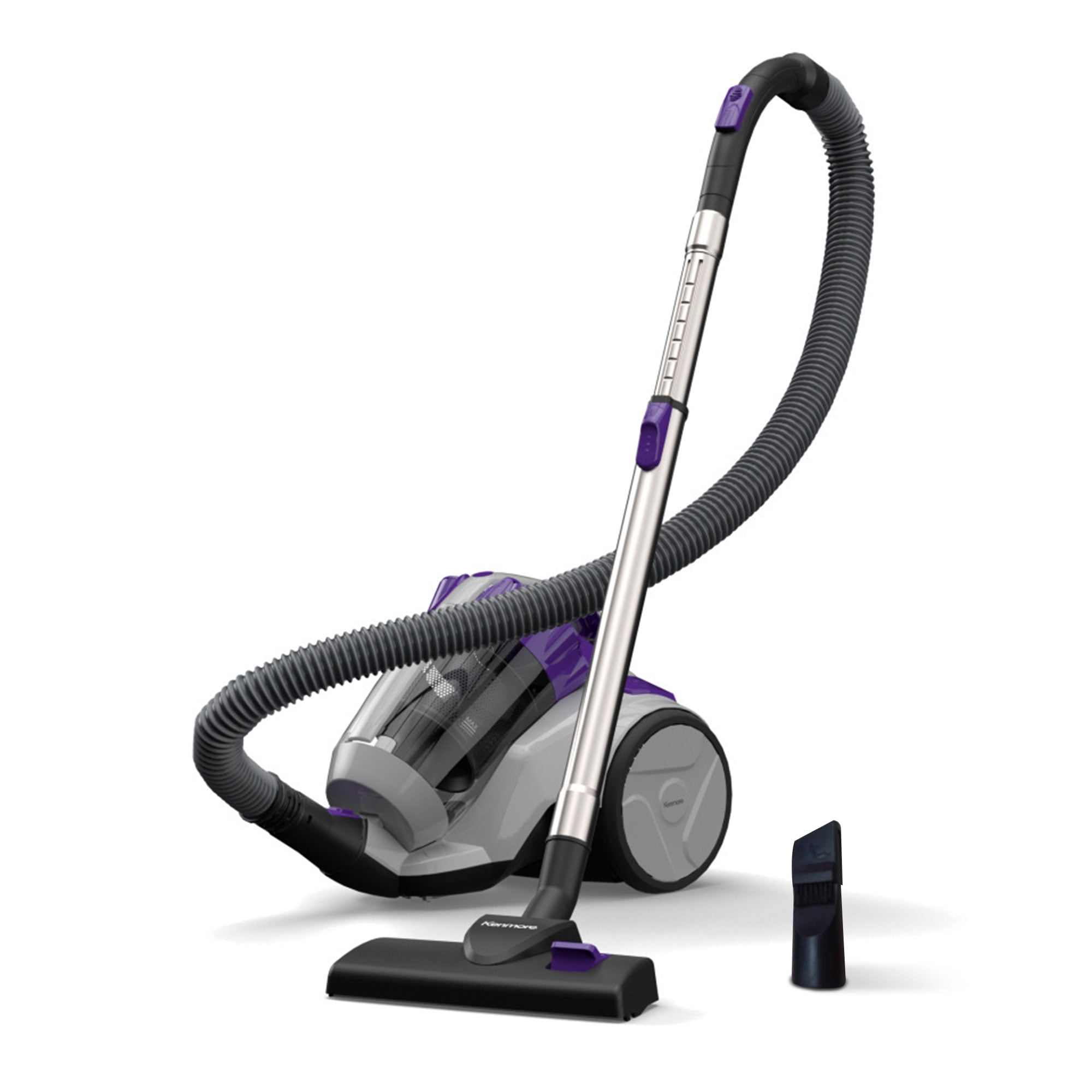 Kenmore DC2021 200 Series Canister Vacuum, Bagless, Corded, 16ft Cord, Multi-Cyclonic Technology, HEPA Filtration, Auto Cord Rewind