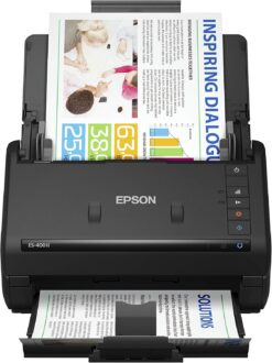 Epson Workforce ES-400 II Color Duplex Desktop Document Scanner for PC and Mac with Auto Doc Feeder (ADF)