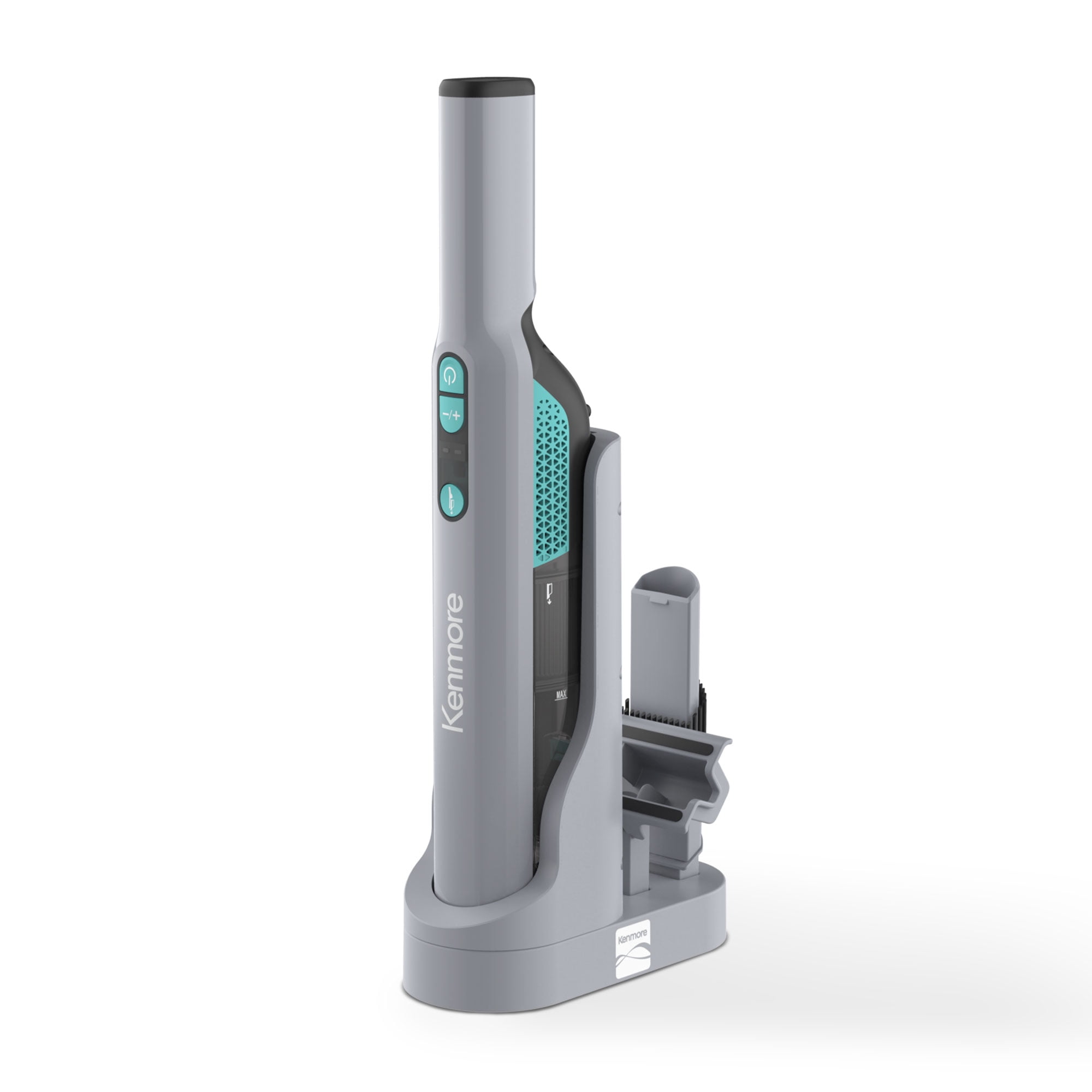 Kenmore 11.1V Cordless Hand Vacuum, Pet Friendly, For Home, Car, Office, Lightweight, Powerful Suction, 2-Speed Control, HV3006, Gray