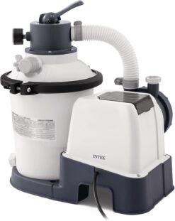 INTEX 26641EG 925 GPH Krystal Clear Sand Filter Pump for Above Ground Pools, Swimming Pool Pump