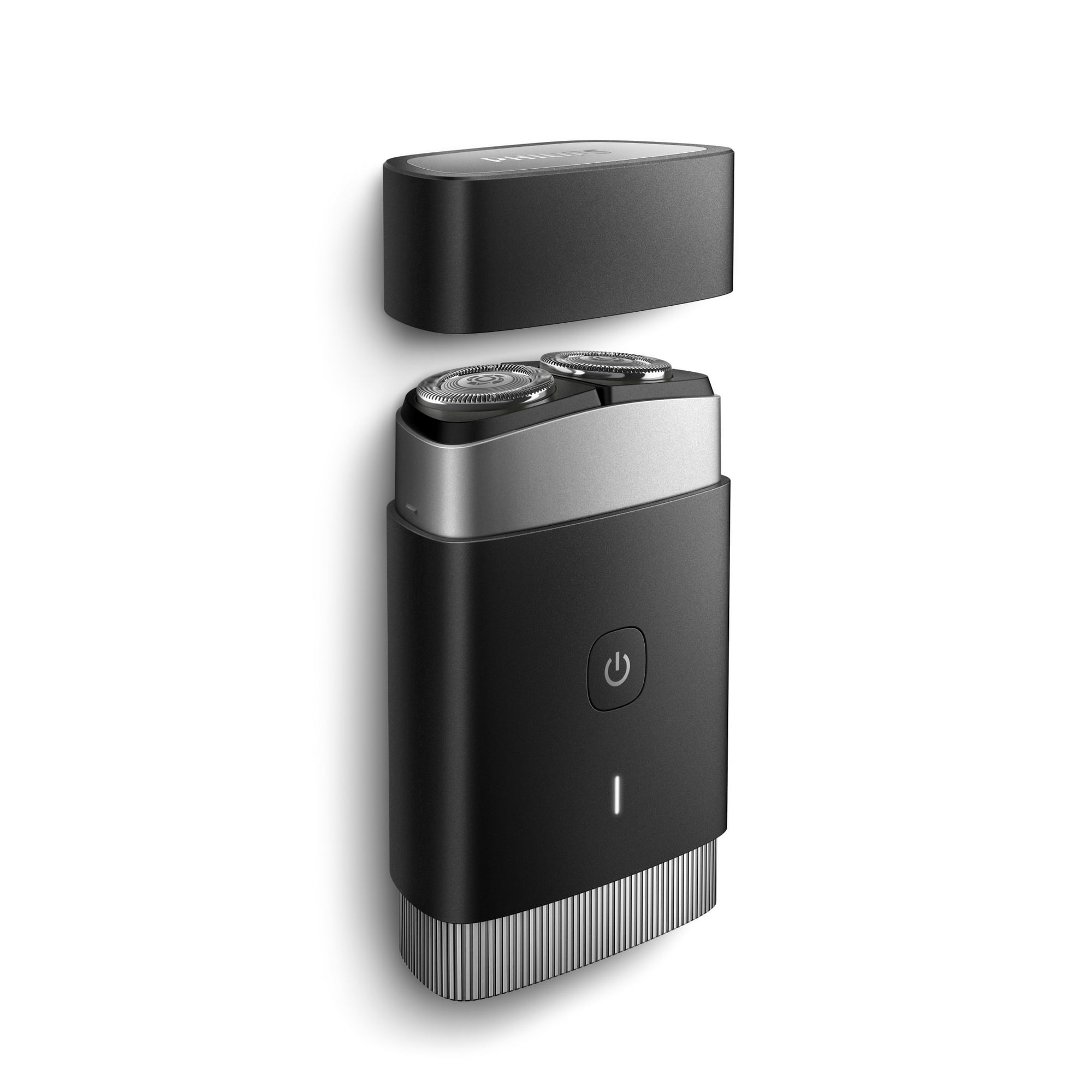 Philips Norelco Compact Portable Men'S Travel Electric Wet & Dry Facial Shaver, Rechargeable For On-The-Go, 2 Month Battery Life On 1 Charge, Waterproof, with Travel Case & Protective Cap, PQ888/81