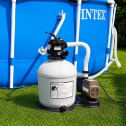 XtremepowerUS 16" Sand Filter Swimming Pool 3/4 HP Pool Pump Timer 15,000GAL Above Ground Pool Set