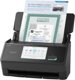 ScanSnap iX2500 Premium Wireless or USB High-Speed Cloud Enabled Document, Photo & Receipt Scanner