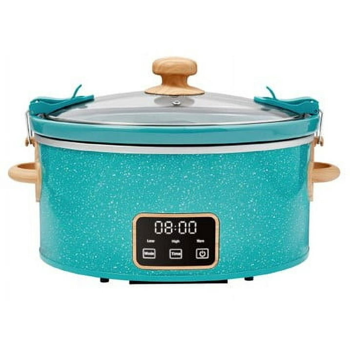 The Pioneer Woman Teal Speckle 6 Quart Slow Cooker