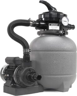 XtremepowerUS 75030 Sand Filter Pump System for Above Ground Swimming Pool, Multi-Port Valve