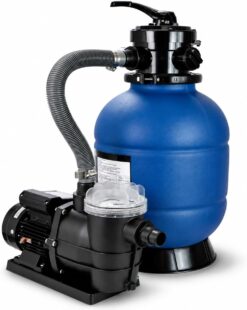 XtremepowerUS 75110 Sand Filter Pump System for Above Ground Swimming Pool, Multi-Port Valve